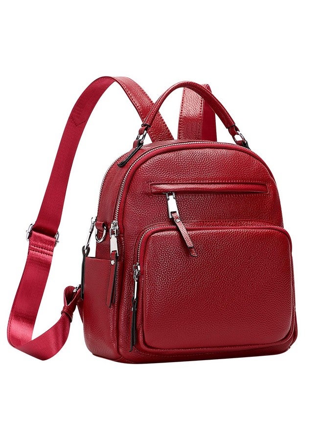 Altosy ALTOSY Genuine Leather Backpack for Women Small Convertible Backpack Purse Ladies Shoulder Bag 4 in 1 to Carry - Image 1