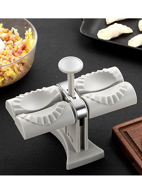 Dumpling Maker Machine, Automatic Double Head Dumpling Maker Machine Press,Amazing Lazy Dumpling Maker Kit Mold