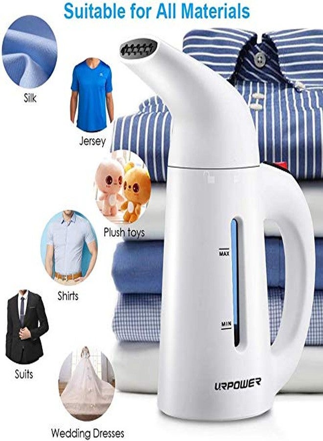URPOWER Updated 180ml Steamer for Clothes, 7-in-1 Portable Handheld Garment Clothes Travel Steamer, Fast Heat-up, High Capacity for Home and Travel - Image 2