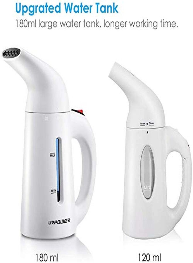 URPOWER Updated 180ml Steamer for Clothes, 7-in-1 Portable Handheld Garment Clothes Travel Steamer, Fast Heat-up, High Capacity for Home and Travel - Image 4