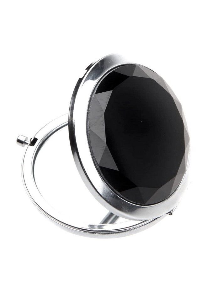 MAJESTIQUE Compact Round Makeup Mirror Doublesided 1X/2X Magnification Portable Hand Mirror Small Mirror Ultra Pocket Mirror For Girls Women And Men (Multicolor)  - Image 2
