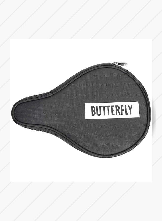 باترفلاي BUTTERFLY جراب مضرب Round Case Logo Black - أسود - Image 4