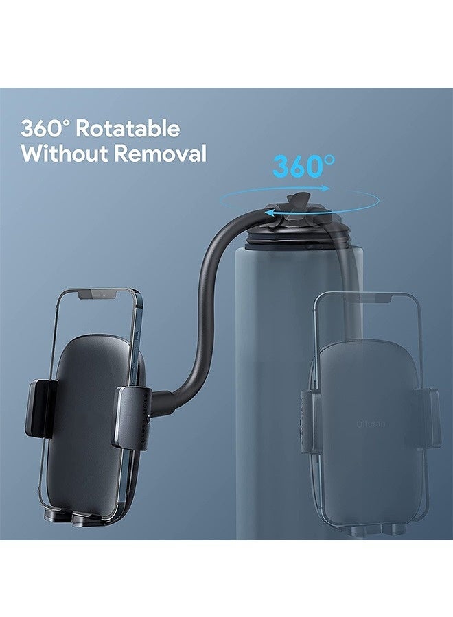 Topleo Cell Phone Holder for Car Phone Mount Long Arm Dashboard Windshield Car Phone Holder Strong Suction Anti-Shake Stabilizer Phone Car Holder Compatible with All Phone Android Smartphone - Image 5