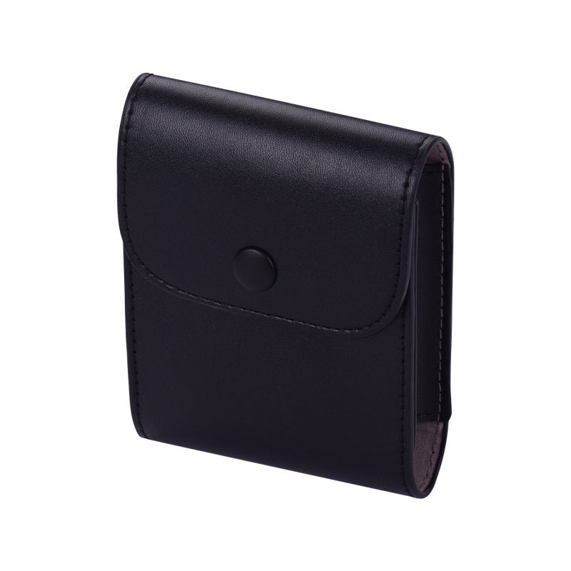 Instax Photo Case 3.5 * 4Inch Press Button Lock - Soft Interlayer Vintage Style Instax Film Case for Fujifilm Instax SQ 6/10/20 Mini 7/8/9/70/90 Camera Users - Image 1