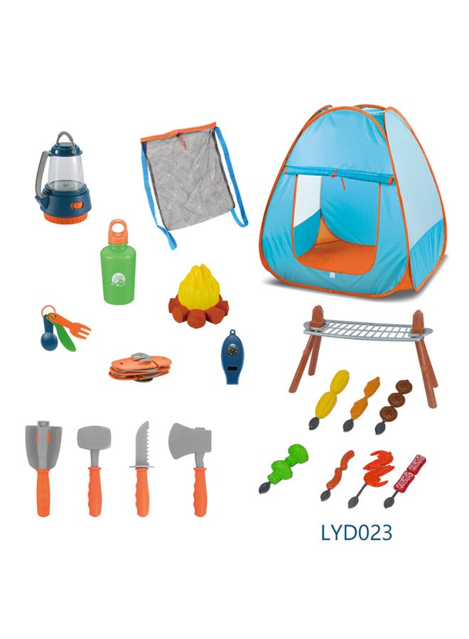 Jindan Manufacturers Directly Supply Best Selling Simulation Children's Picnic Tableware Outdoor Playhouse Camping Set Toys-Color:LYD023 - Image 1