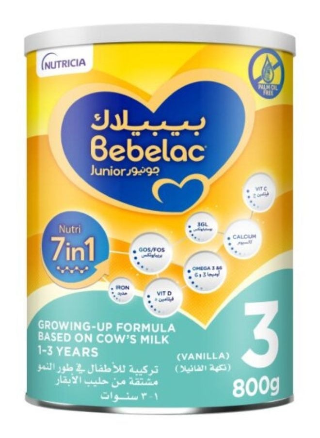 Bebelac - 7In1 Growing Up Formula 1 To 3 Years 800grams - Image 1