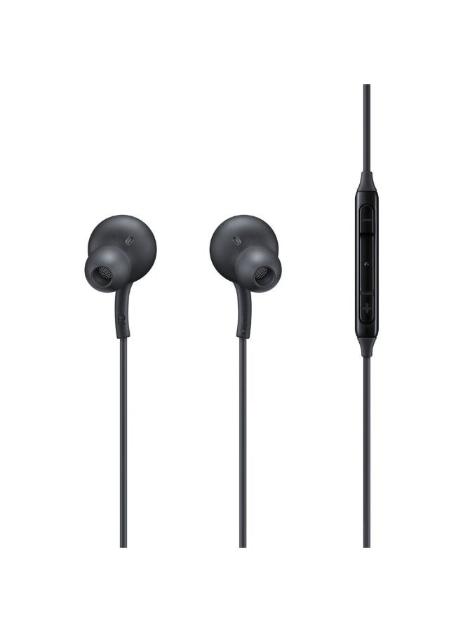 سامسونج سماعات أذن سلكية من النوع C بمنفذ USB، طراز EO-IC100BBEGEU، لون أسود، EO-IC100B، صغيرة الحجم - Image 3