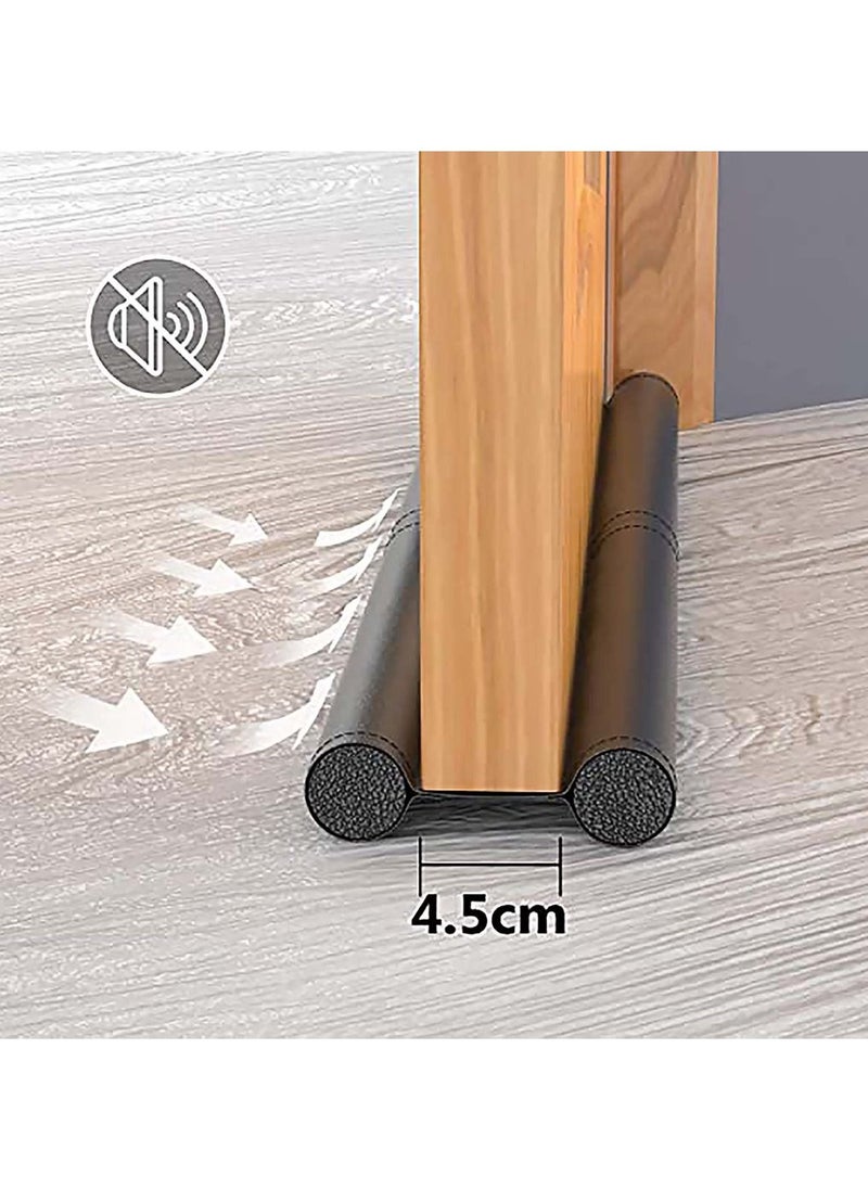KASTWAVE - 2Pcs Under Door Draught Excluder Self Adhesive Draft Excluder Tape for Noise Proof and Energy Saving Door Bottom Seal Strip to Prevent Bugs Coming Draught Excluder for Doors Windows - Image 1