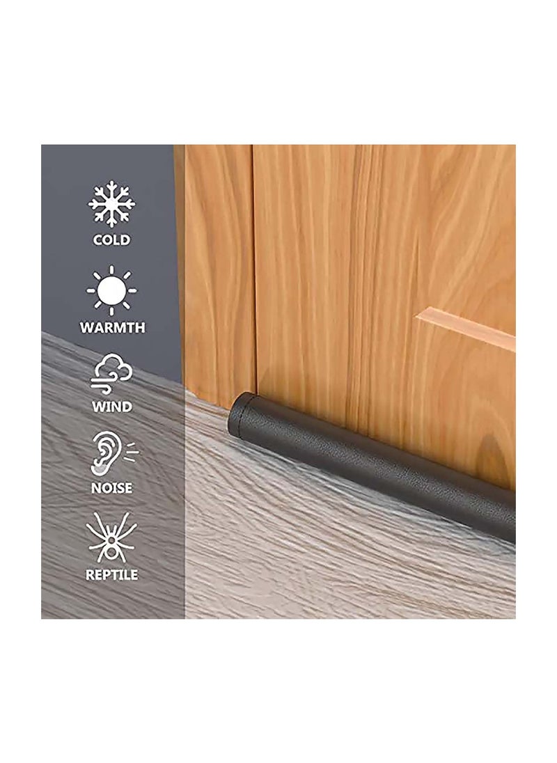 KASTWAVE - 2Pcs Under Door Draught Excluder Self Adhesive Draft Excluder Tape for Noise Proof and Energy Saving Door Bottom Seal Strip to Prevent Bugs Coming Draught Excluder for Doors Windows - Image 1