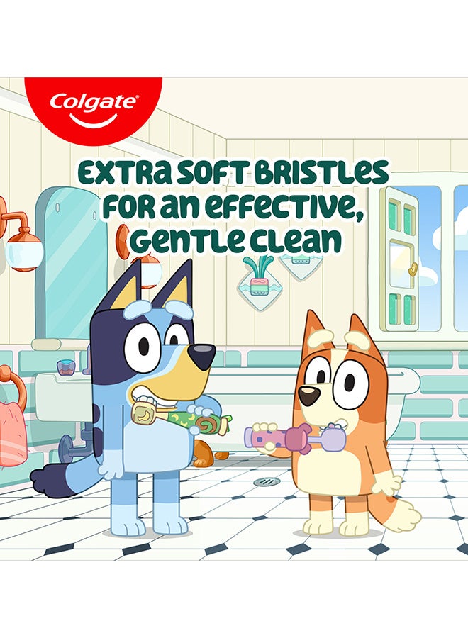 Colgate Kids 2+ years Bluey Extra Soft 2PK Toothbrush - Image 2