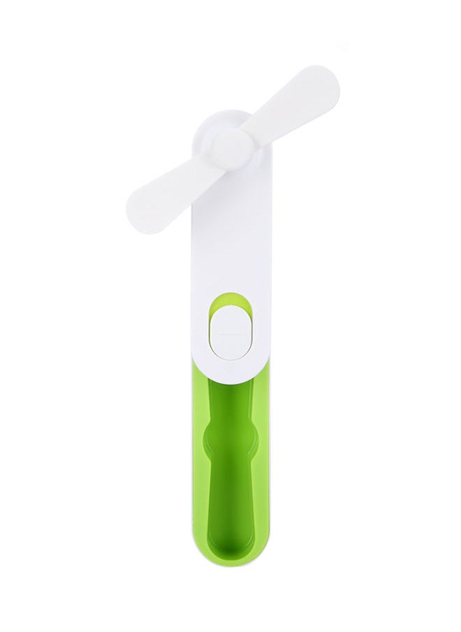 Generic Portable Electrical Mini USB Folding Fan Green 