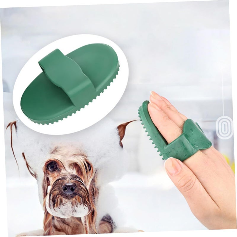 2 Pcs Pet Bath Brush Dog Grooming Tool Gentle Massage - Image 5