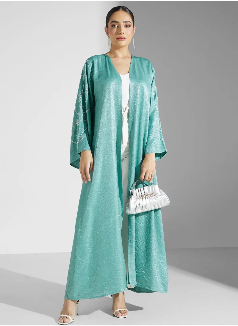 Khizana Embellished Detail Abaya