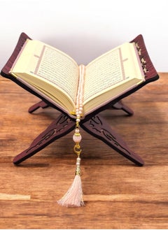 أولودينيز  حامل الكتاب الخشبي العتيق لعرض المصحف الشريف - ركن الصلاة والهدايا في المناسبات  - Image 5
