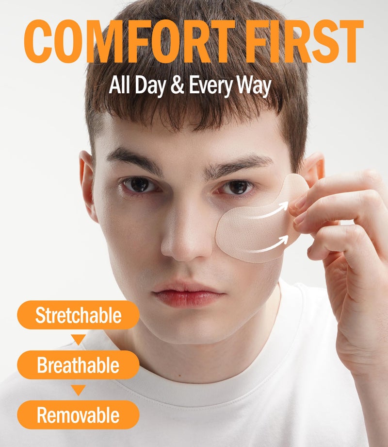 DASHU Daily Sunshield Golf Patch 5 Pairs - Korean Skin Care Cooling Gel Patches for Outdoors, Portable Collagen Patches for Face, Age Defying Sun Shield Peptide Patch, Easy Peel Off Facial Patches - Image 3