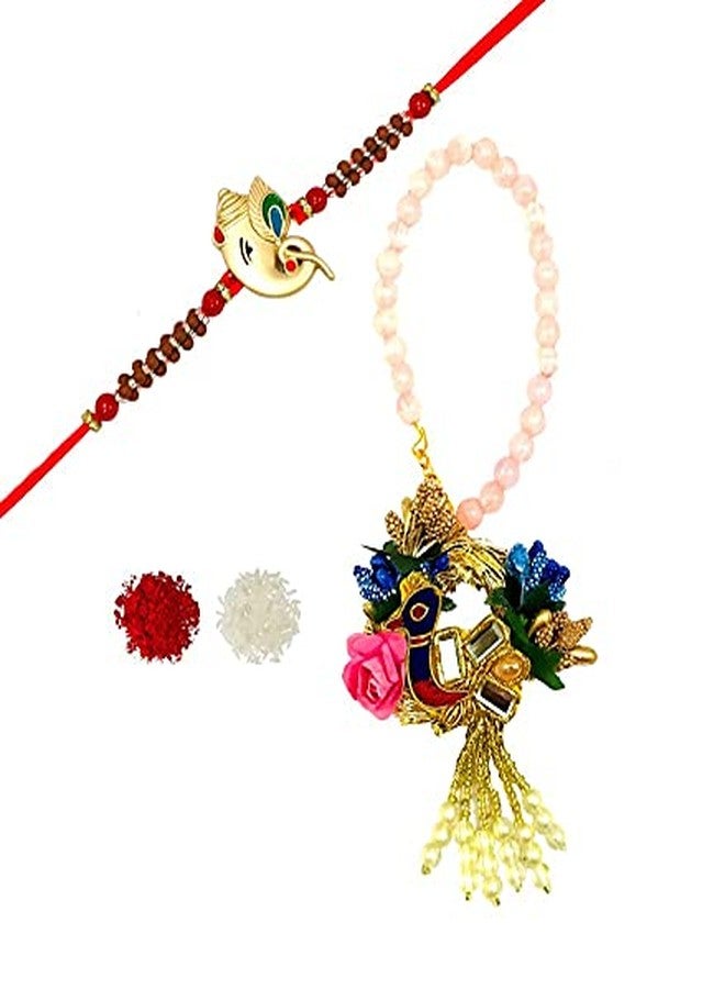 Evisha إيفيشا بهاي بهابي زوج راخي للأخ وبهابي | راخي كومبو-264-Kada39 | راخي || مجموعة راخي || راخي للأخ - Image 1