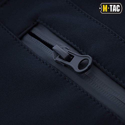 M-Tac Men’s Winter Tactical Work Pants - Thermal Softshell Fleece Lined Cargo Pants for Cold Weather & Outdoor Use (Navy Blue, XXL) - Image 4