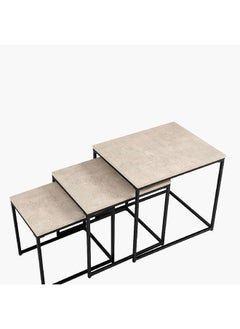 Home Box Tory 3-Piece Urban Nesting Table Set 58 x 52 x 46 cm  - Image 4