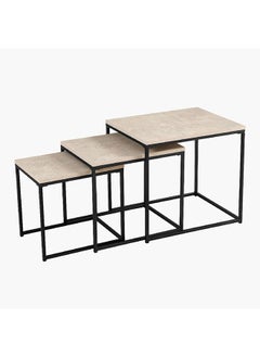 Home Box Tory 3-Piece Urban Nesting Table Set 58 x 52 x 46 cm  - Image 2