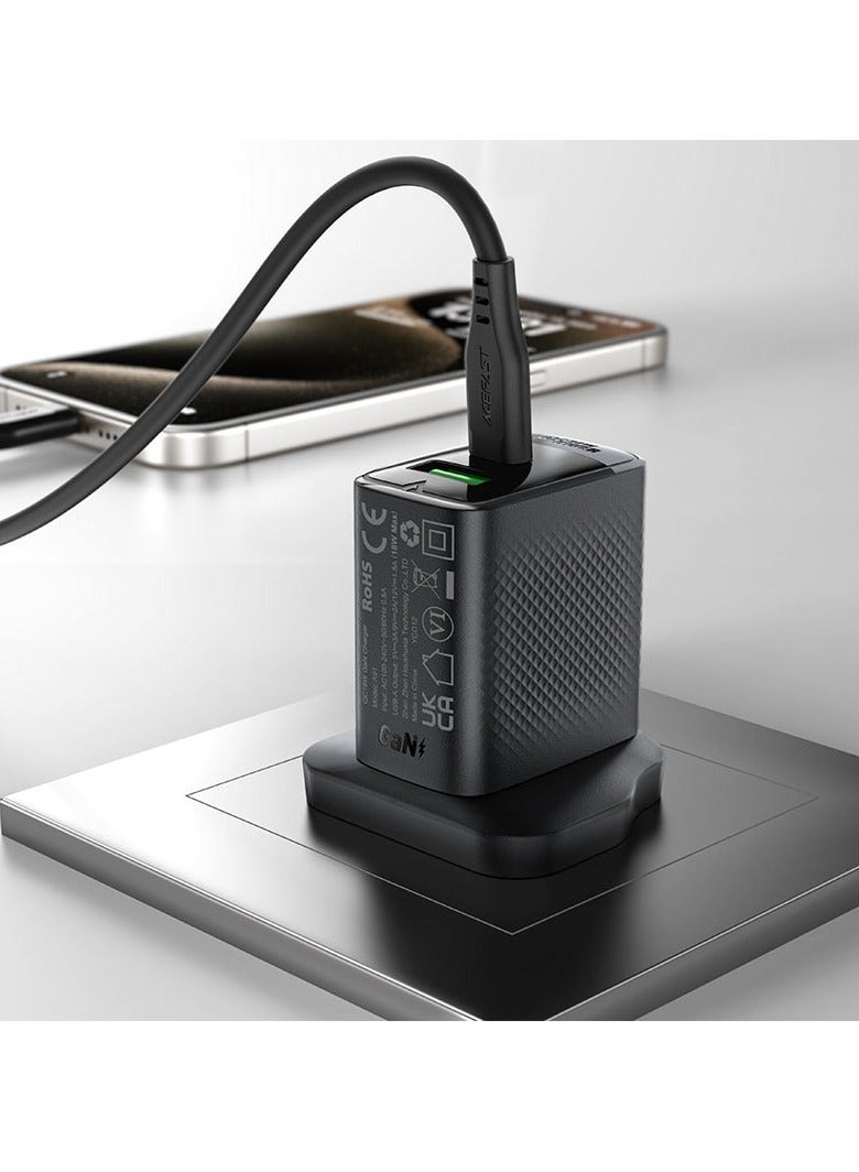 ACEFAST Fast Charge Wall Charger A99 PD30W 1xUSB-C + 1xUSB-A - Image 4