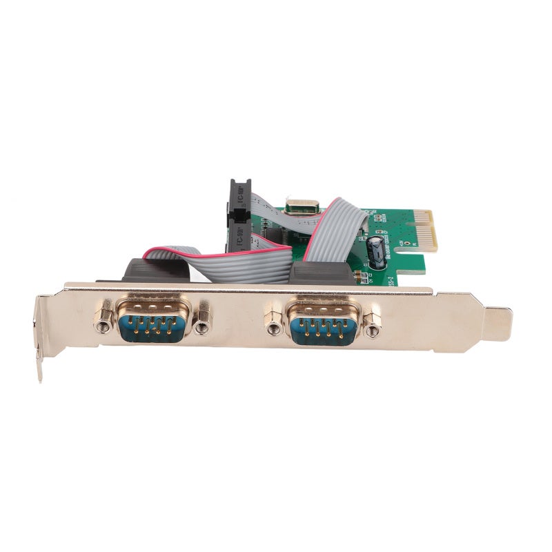 بطاقة تسلسلية PCIe: منفذين RS232 مزدوجان، شريحة WCH382، سرعة عالية تبلغ 2.5 جيجابت في الثانية - دعم التشغيل المباشر عند التوصيل، توافق واسع النطاق مع أجهزة الكمبيوتر المكتبية - Image 5