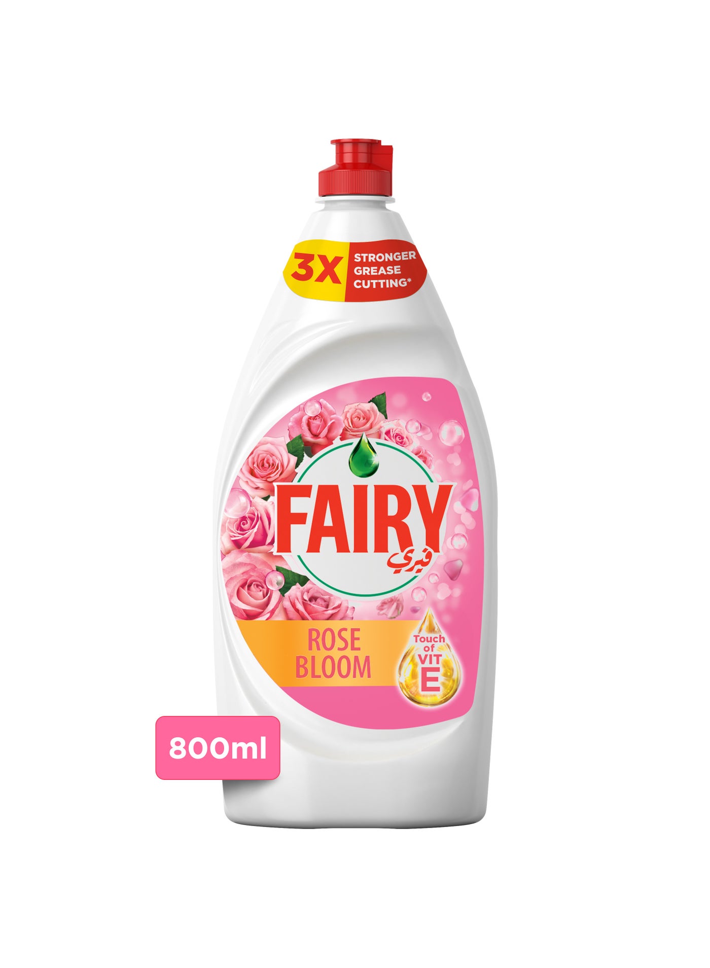 Fairy Dishwashing Liquid, Rose Bloom, 2x800ml