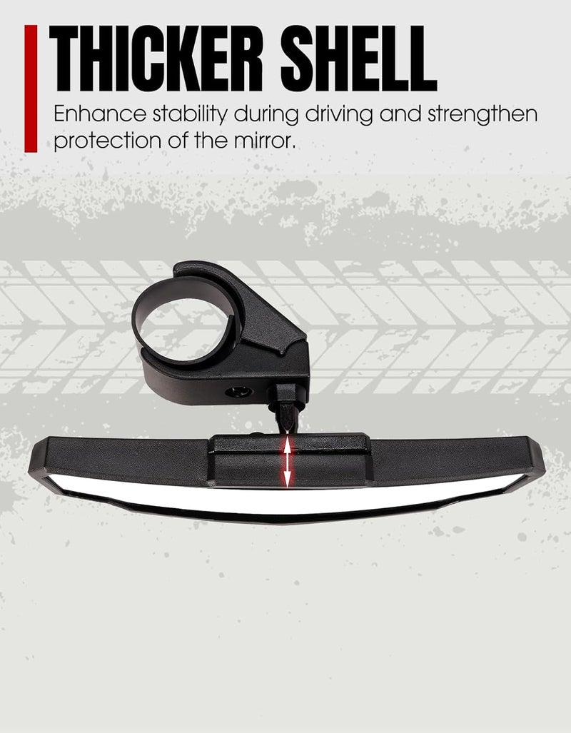 A & UTV PRO Talon Rear View Mirror - Convex Wide RearView Mirror for Honda Talon 1000R 1000X 1000X4 - Image 5