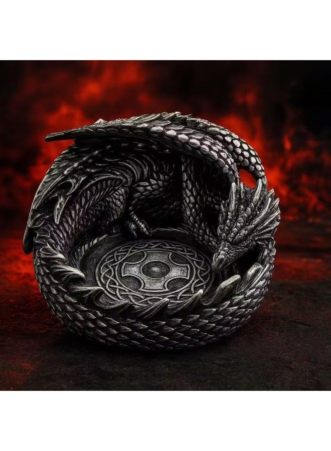 Dragon-shaped European-style Ashtray, Creative And Personalized Fashionable Boys' Ashtray, High-end Dragon-shaped Ashtray