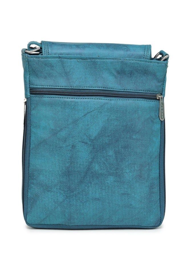 GLOSSY Women Wallet and Sling Bag COMBO (Green & Black) - Image 2