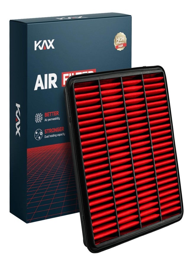KAX Premium Engine Air Filter, CA10343 Replacement for Lexus LX570 & Toyota Land Cruiser, Sequoia, Tundra, 2008-2021, Advanced Air Filter Media, Increased Acceleration - Image 1