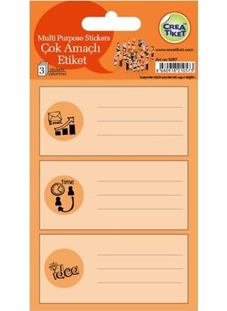 Crea Ticket CreaTiket 1057 Multi-Purpose Label Sticker 