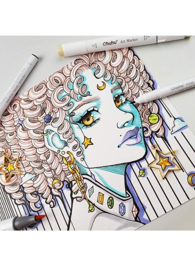 Ohuhu Fineliner Drawing Pens 8 Packs - Image 5