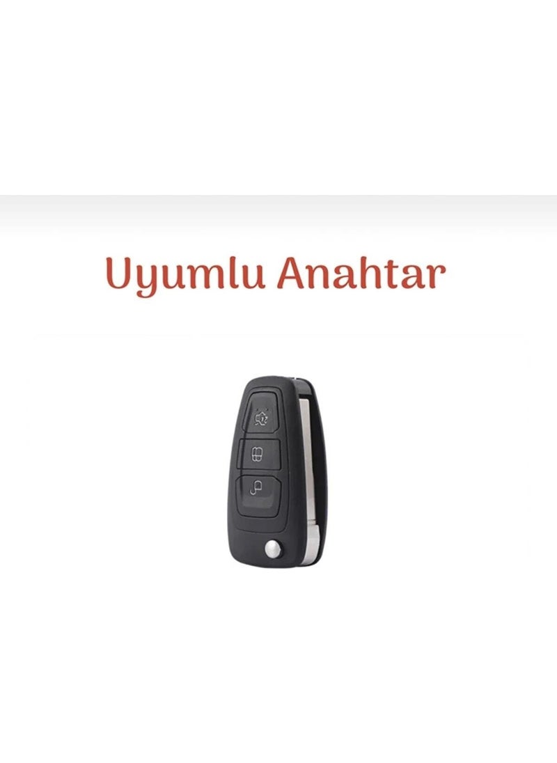 EC Shop Nildaoto Ford Transit Mondeo Focus Ranger C-Max S-Max Galaxy Key Case Switchblade Model  - Image 5
