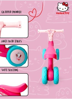 Hello Kitty Hello Kitty Ride On Toys for Kids, Baby Ride on Scooter, Gift for Girls, Balance Bike Anti Skid No Pedal, Toddler Bicycle , 2 years-4 years, Pink  - Image 3