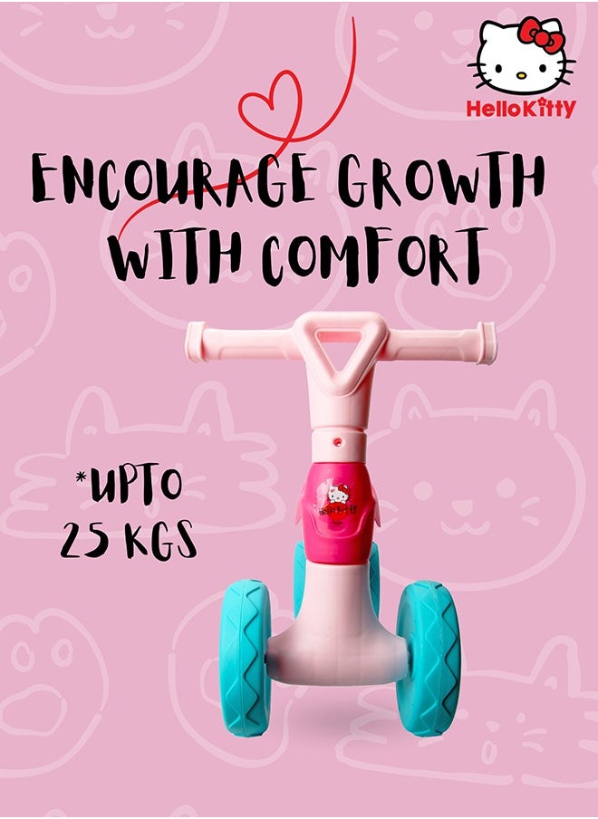 Hello Kitty Hello Kitty Ride On Toys for Kids, Baby Ride on Scooter, Gift for Girls, Balance Bike Anti Skid No Pedal, Toddler Bicycle , 2 years-4 years, Pink  - Image 2