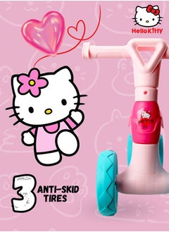 Hello Kitty Hello Kitty Ride On Toys for Kids, Baby Ride on Scooter, Gift for Girls, Balance Bike Anti Skid No Pedal, Toddler Bicycle , 2 years-4 years, Pink  - Image 5