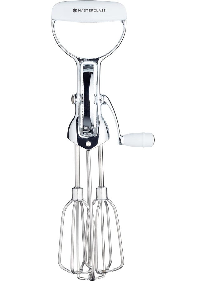 Master Class Kitchencraft Masterclass Deluxe Stainless Steel Rotary Whisk, Carded - Image 1
