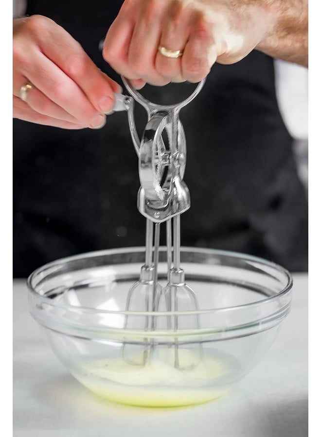 Master Class Kitchencraft Masterclass Deluxe Stainless Steel Rotary Whisk, Carded - Image 5