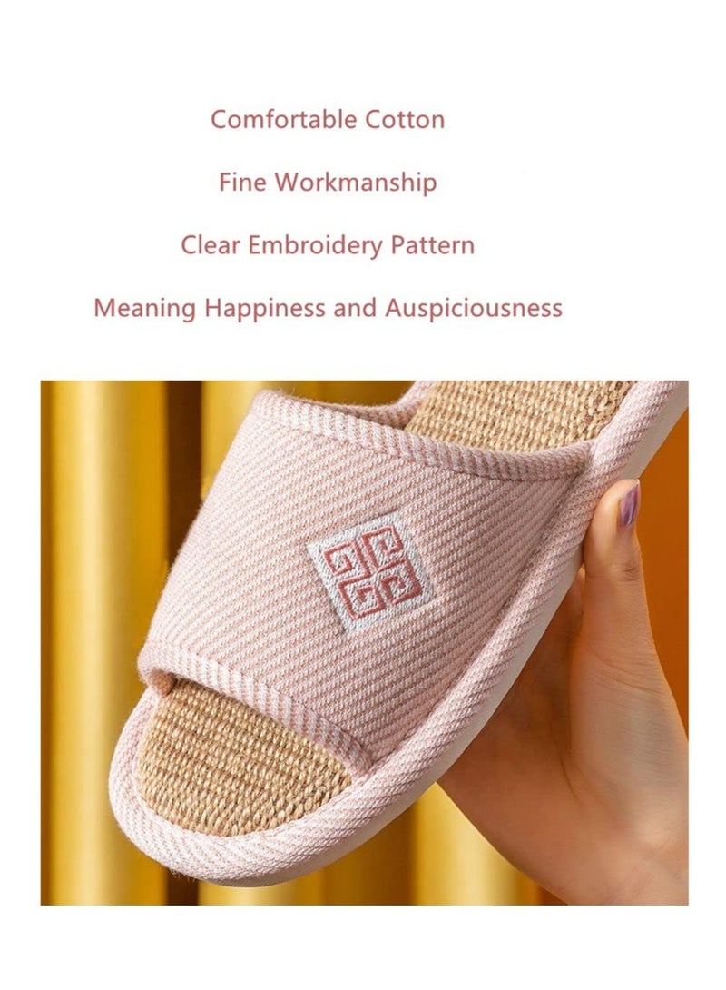 Memory Foam House Slippers, Soft Breathable Bedroom Slippers, Economical and Comfortable Indoor Outdoor, for Sweaty Feet, Home Silent Slippers, for Women and Men