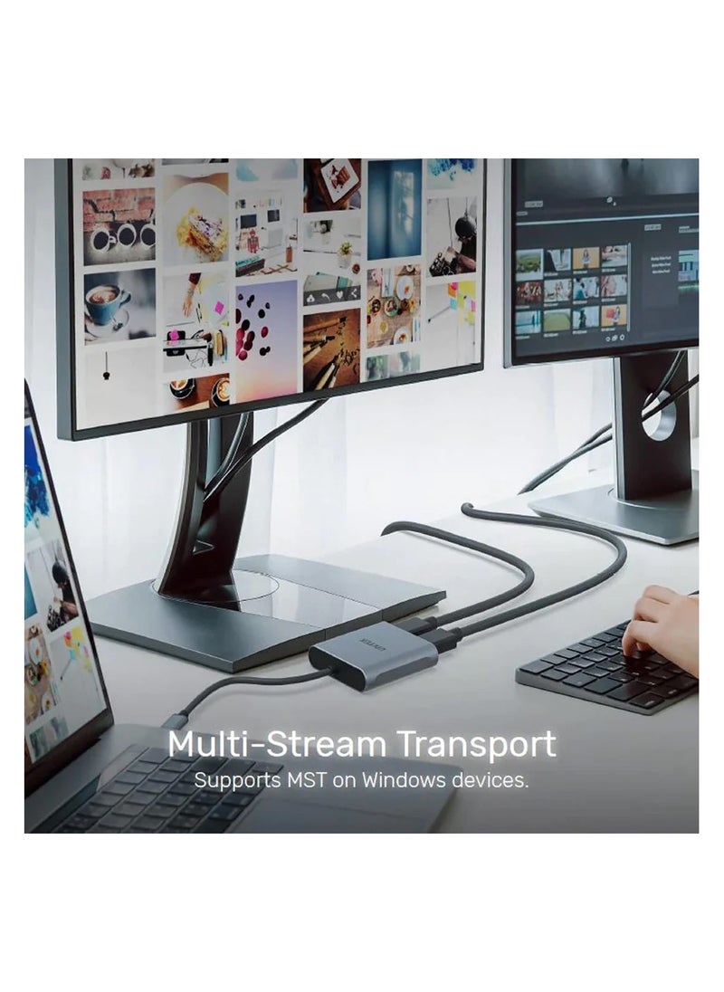 UNITEK - USB-C to Dual HDMI 4K Adapter - Image 1