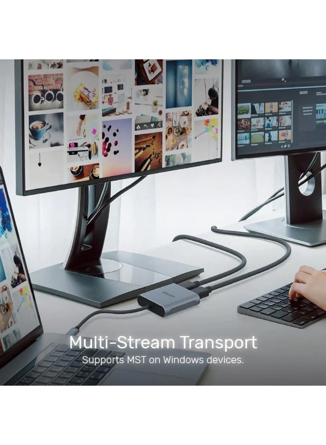 UNITEK USB-C to Dual HDMI 4K Adapter - Image 3