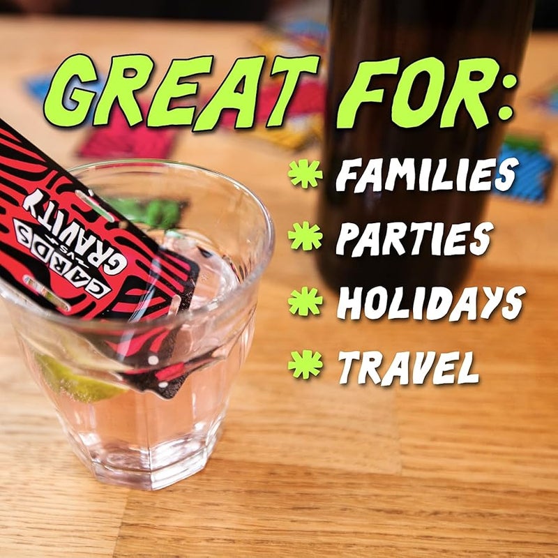 بيج بوتيتو بيغ بوتيتو بطاقات ضد الجاذبية: لعبة سفر فائقة التراص والتوازن | لعبة بطاقات مقاومة للماء للتخييم والعطلات والمرح العائلي | 2-4 لاعبين - Image 5