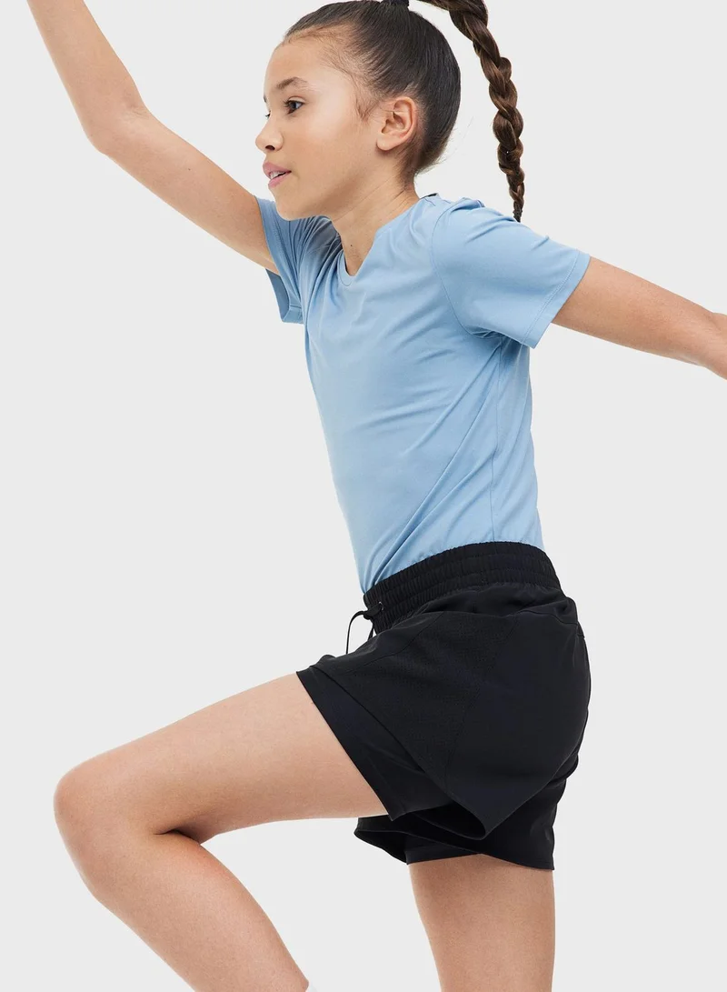 H&M  Kids Essential Double Layered Shorts for Women | Best Price UAE