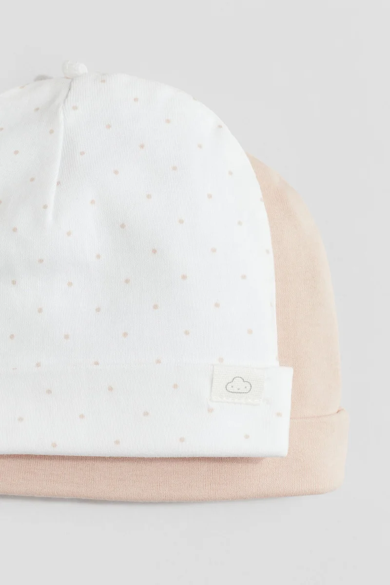 H&M 2-pack cotton hats