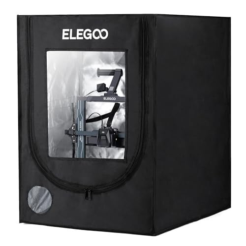ELEGOO غطاء طابعة ثلاثية الأبعاد من إيليغو، مقاوم للحريق والغبار، خيمة درجة حرارة ثابتة لطابعة نبتون 3 برو/نبتون 4/نبتون 4 برو/أندر 3/أندر 3 V2/أندر 3 S1/كوبرا 2 - Image 1