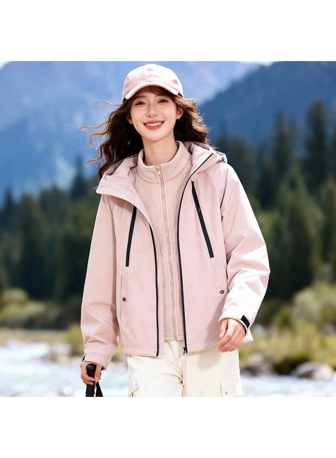 Fapai One Jacket, Two Ways To Wear Women's Jacket Outdoor Casual Two-piece Jacket Hooded Jacket Coat - Image 5