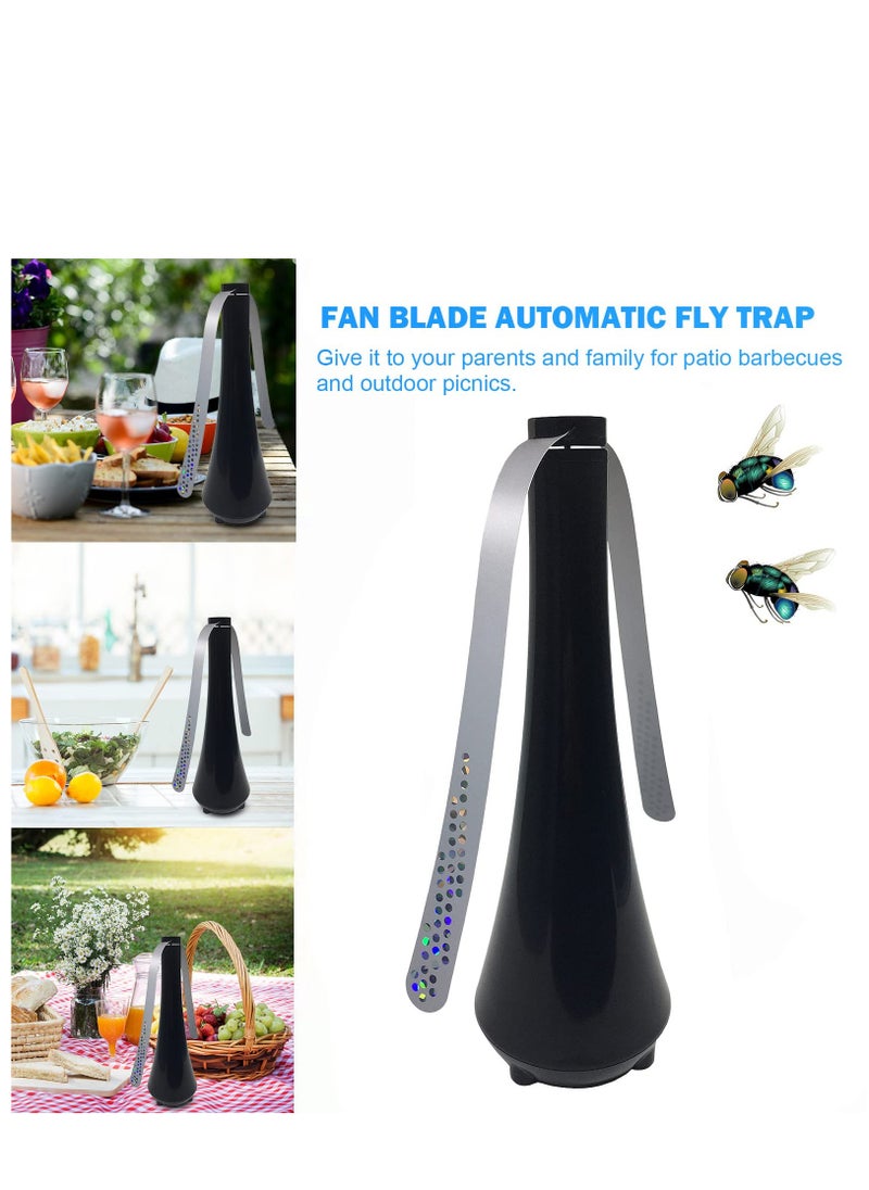 KASTWAVE Fly Repellent Fan for Flies Bedbug, Insects Food Protector Electric Fan Portable Fly Trap Lightweight Soft Blades Keep Flies Bug away from Food Outdoor Picnic  - Image 4
