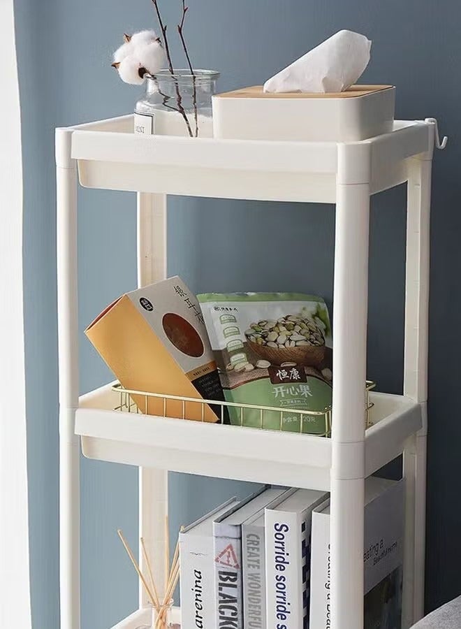 Beauenty Shelf Unit White 36x100cm - Image 4