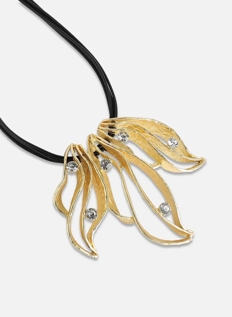 SOHI Radiant Reverie Statement Artificial Necklace Jewellery