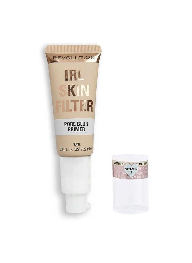 Makeup Revolution - Irl Pore Blur Filter Primer Mattifying Makeup Primer Powdergel Forumla Minimizes Look Of Pores Fine Lines And Imperfections Matte All Day Look - Image 1